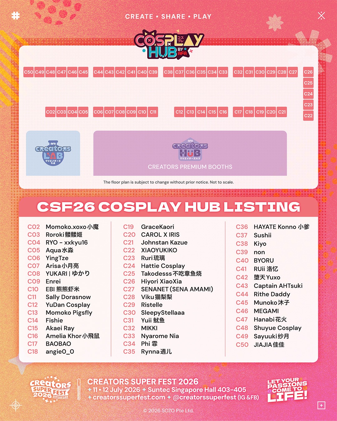 CSF26_Floorplan_SNS_CSF26_Floorplan_SNS_Cosplay_Hub_Jul6